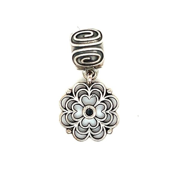 Pandora Marigold Onyx Dangle Clip Charm - Picture 1 of 4